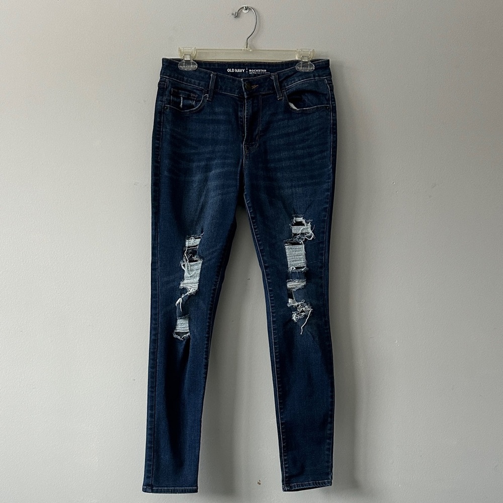 Old Navy Ripped Rockstar Skinny Jeans